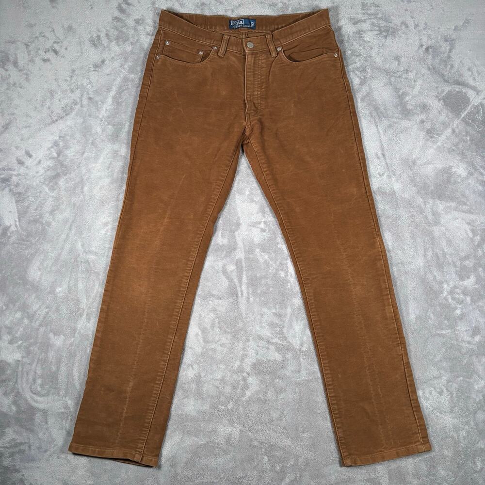 Polo Ralph Lauren Authentic Dungarees Brown 5 Pocket Twill Pants Men’s 32x30